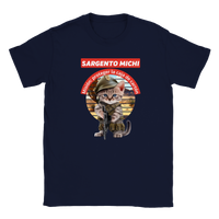 Camiseta júnior unisex "Sargento michi"