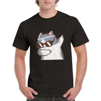 Camiseta Unisex Estampado de Gato "Miau Dabber" Michilandia | La tienda online de los fans de gatos