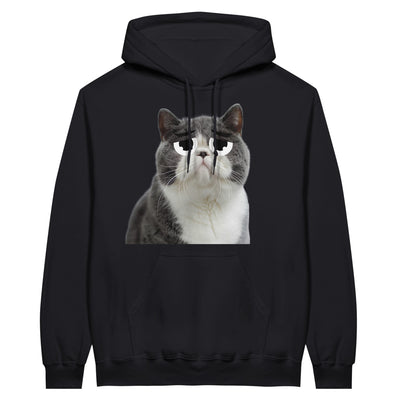 Sudadera con Capucha Unisex Estampado de Gato 