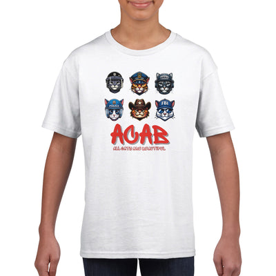 Camiseta Junior Unisex Estampado de Gato 