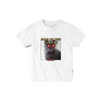 Camiseta júnior unisex estampado de gato "Nani?!"
