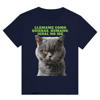 Camiseta Unisex Estampado de Gato "Actitud Miau" Michilandia | La tienda online de los fans de gatos