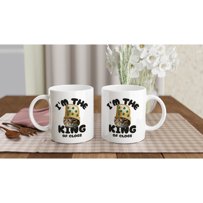 Taza de Gato King of Clogs