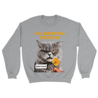 Sudadera Unisex Estampado de Gato "Antojos Felinos" Michilandia | La tienda online de los fans de gatos