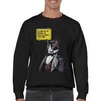 Sudadera unisex estampado de gato "Friedrich Michi Nietzsche" Michilandia | La tienda online de los amantes de gatos