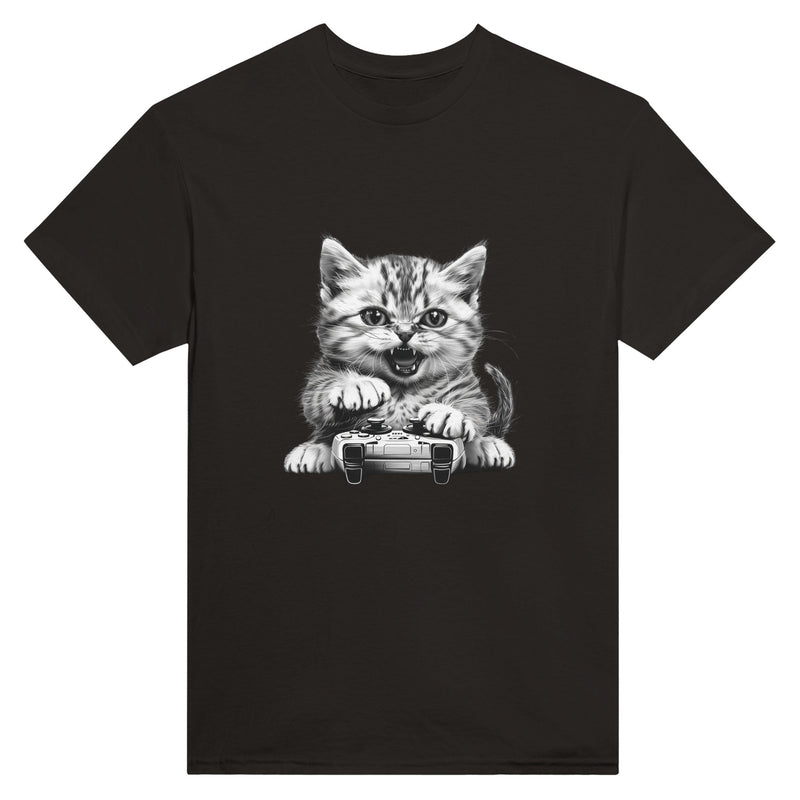 Camiseta Unisex Estampado de Gato 