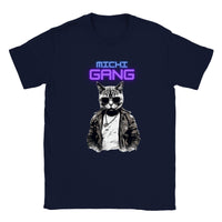 Camiseta unisex estampado de gato "Michi Gang" Gelato