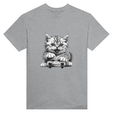 Camiseta Unisex Estampado de Gato "Gamer Miau Frustrado" Michilandia | La tienda online de los fans de gatos