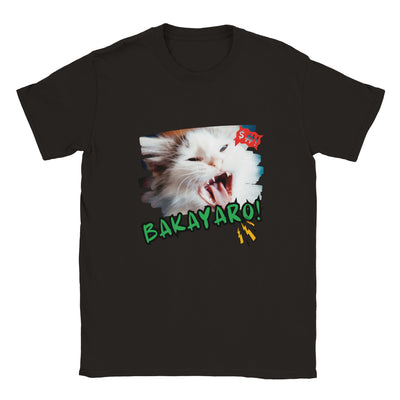 Camiseta unisex estampado de gato 