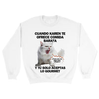 Sudadera Unisex Estampado de Gato 