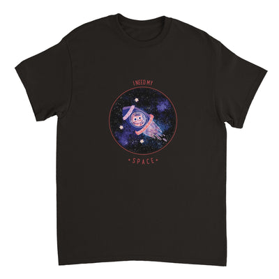 Camiseta Unisex Estampado de Gato "Necesito Mi Espacio" Michilandia