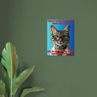 Lienzo de gato "Promesa de Ejercicio" Michilandia | La tienda online de los fans de gatos