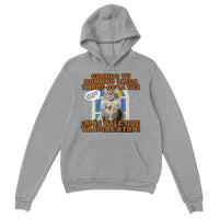 Sudadera con capucha unisex estampado de gato "Hora del Atún" Michilandia | La tienda online de los amantes de gatos