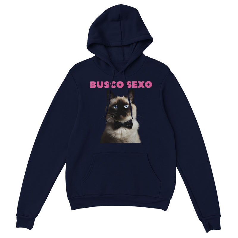 Sudadera con Capucha Unisex Estampado de Gato "Aventuras Nocturnas" Michilandia | La tienda online de los fans de gatos