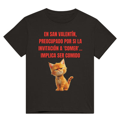 Camiseta Unisex Estampado de Gato "San Miaulentín" Michilandia | La tienda online de los fans de gatos