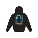 Sudadera con capucha Prémium Unisex Impresión Trasera de Gato "Sombra en la Luna" Michilandia | La tienda online de los fans de gatos