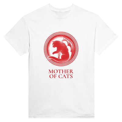 Camiseta Unisex Estampado de Gato "Madre de Gatos" Michilandia