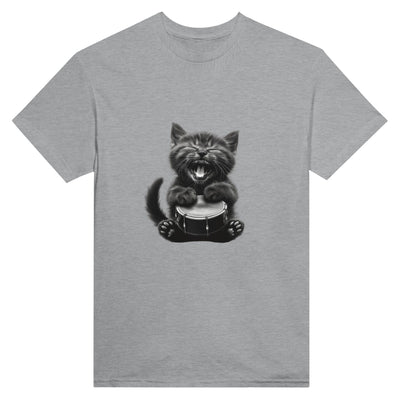 Camiseta Unisex Estampado de Gato "TamTam Felino" Michilandia | La tienda online de los fans de gatos