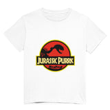 Camiseta Unisex Estampado de Gato "Jurassic Purrk" Michilandia | La tienda online de los fans de gatos