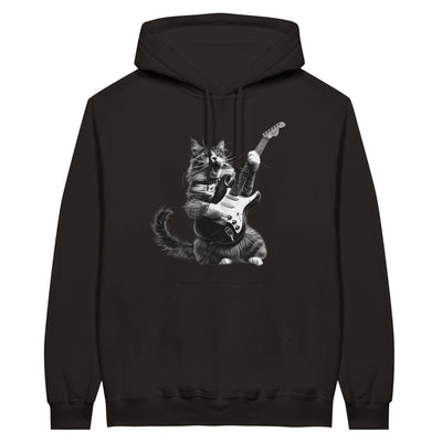 Sudadera con Capucha Unisex Estampado de Gato 