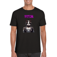 Camiseta unisex estampado de gato "Tactical michi" Gelato