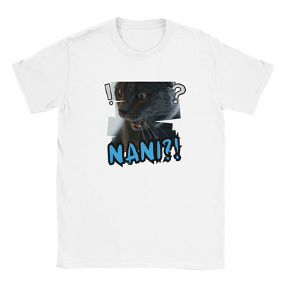 Camiseta Junior Unisex Estampado de Gato 