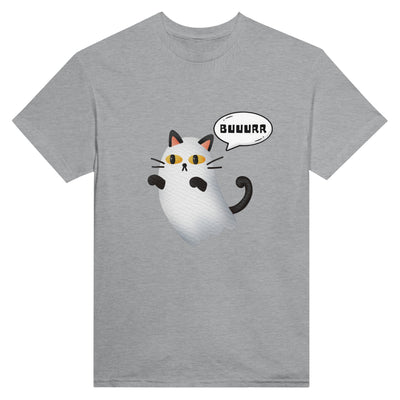 Camiseta Unisex Estampado de Gato "Fantasma Miaurador" Michilandia | La tienda online de los fans de gatos