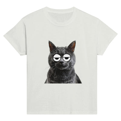 Camiseta Junior Unisex Estampado de Gato 