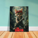 Lienzo de gato "John Rampaw" Michilandia | La tienda online de los fans de gatos