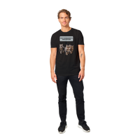 Camiseta unisex estampado de gato "Banda equivocada" Gelato