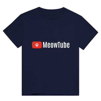 Camiseta Unisex Estampado de Gato "MeowTube" Michilandia | La tienda online de los fans de gatos