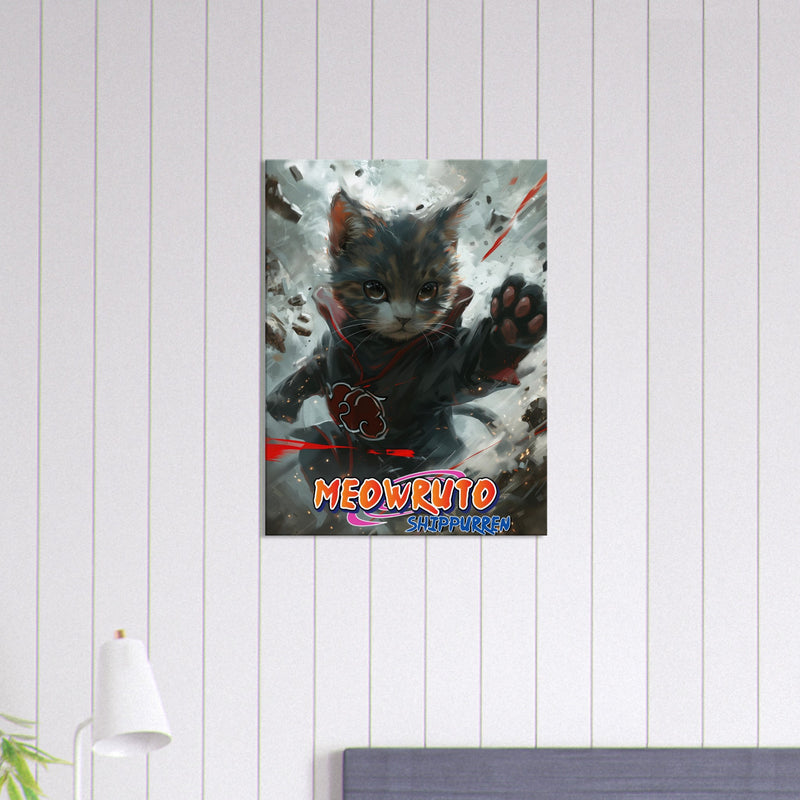 Lienzo de gato "Garras de Akatsuki" Michilandia | La tienda online de los fans de gatos