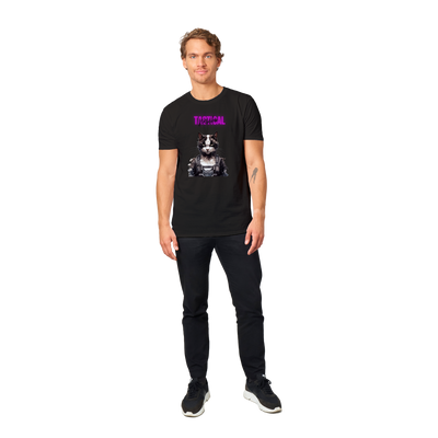 Camiseta unisex estampado de gato "Tactical michi" Gelato