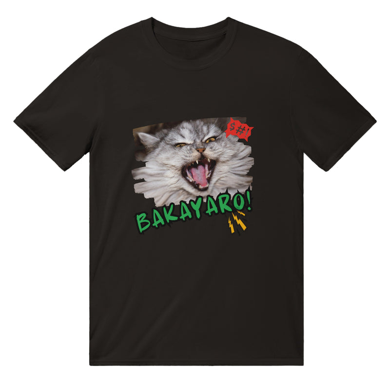 Camiseta unisex estampado de gato "Grito Cómico" Michilandia | La tienda online de los amantes de gatos