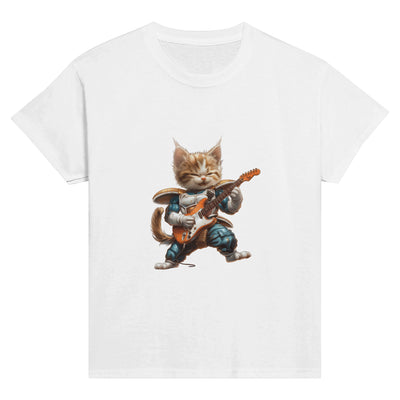 Camiseta Junior Unisex Estampado de Gato 