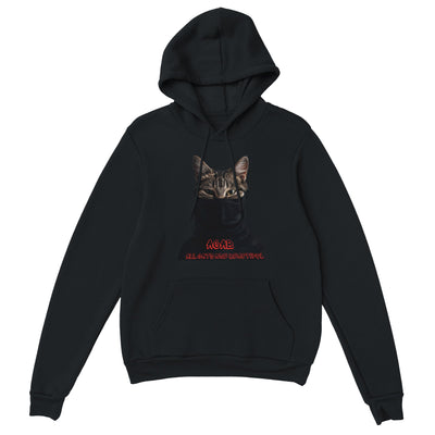 Sudadera con Capucha Unisex Estampado de Gato "Revolución Gatuna" Michilandia