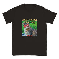 Camiseta unisex estampado de gato 