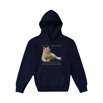 Sudadera con capucha júnior estampado de gato "Gato del Día" Michilandia | La tienda online de los fans de gatos