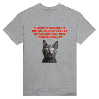 Camiseta Unisex Estampado de Gato "Membership" Michilandia | La tienda online de los fans de gatos