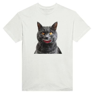 Camiseta Unisex Estampado de Gato "Sonrisa Cartoon" Michilandia