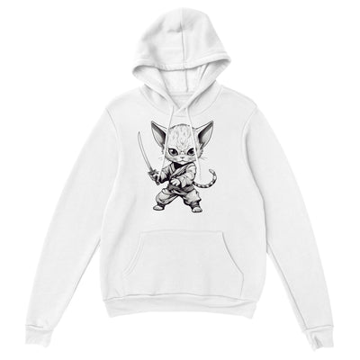 Sudadera con capucha unisex estampado de gato "Ninja Devon Rex" Gelato