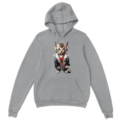 Sudadera con capucha unisex estampado de gato "Michi Yakuza" Gelato