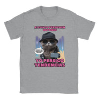 Camiseta unisex estampado de gato "Estilo Munchkin" Michilandia | La tienda online de los fans de gatos