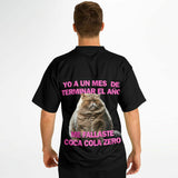Camiseta de fútbol unisex estampado de gato "Desilusión Anual" Subliminator