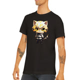 Camiseta unisex estampado de gato "Gatenos: El Cyborg Felino"