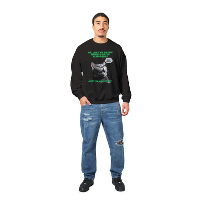 Sudadera unisex estampado de gato "Regalo Sorpresa" Michilandia | La tienda online de los amantes de gatos