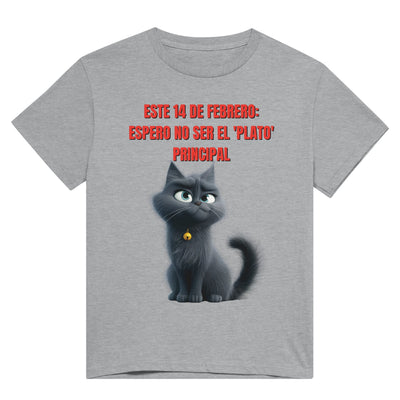 Camiseta Unisex Estampado de Gato "Amor Indirecto" Michilandia | La tienda online de los fans de gatos