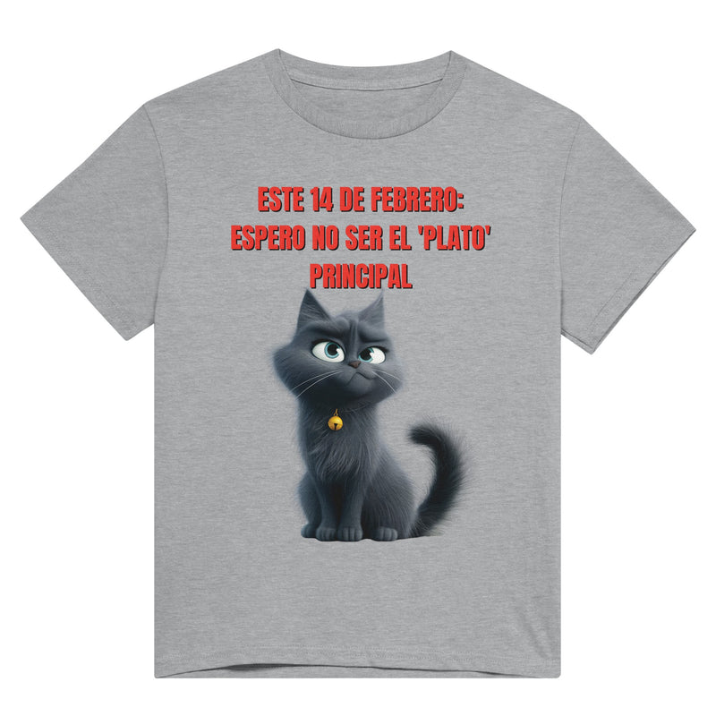 Camiseta Unisex Estampado de Gato "Amor Indirecto" Michilandia | La tienda online de los fans de gatos