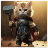 Lienzo de gato "Michi Thor"