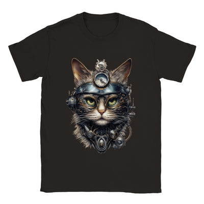 Camiseta unisex estampado de gato 